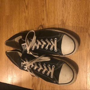 Men’s Black Converse Size 14